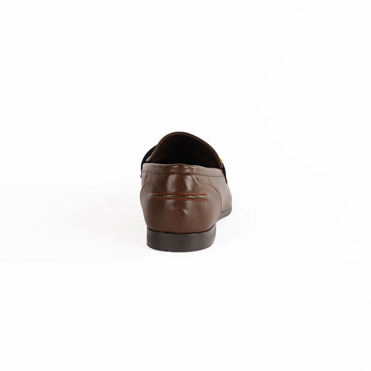 RICKY MENS FORMAL SLIPON SHOES-BROWN - Image 3